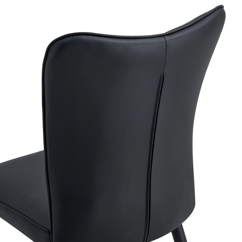 Minimalist Style Minimalist Dining Chairs With Metal Legs by Unique Piece Furniture
