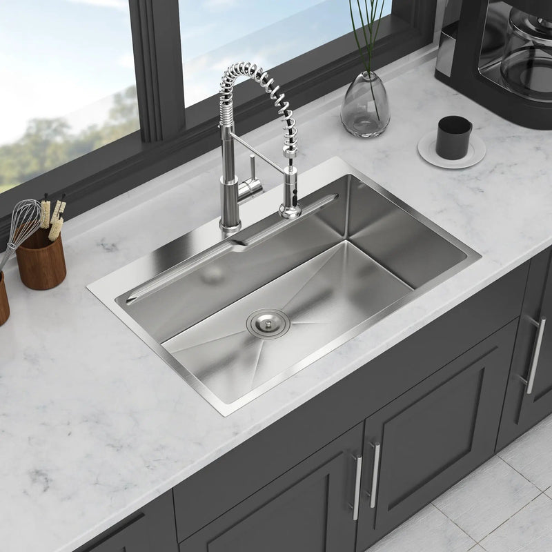 33" Drop In Kitchen Sink by HouseOfZazla
