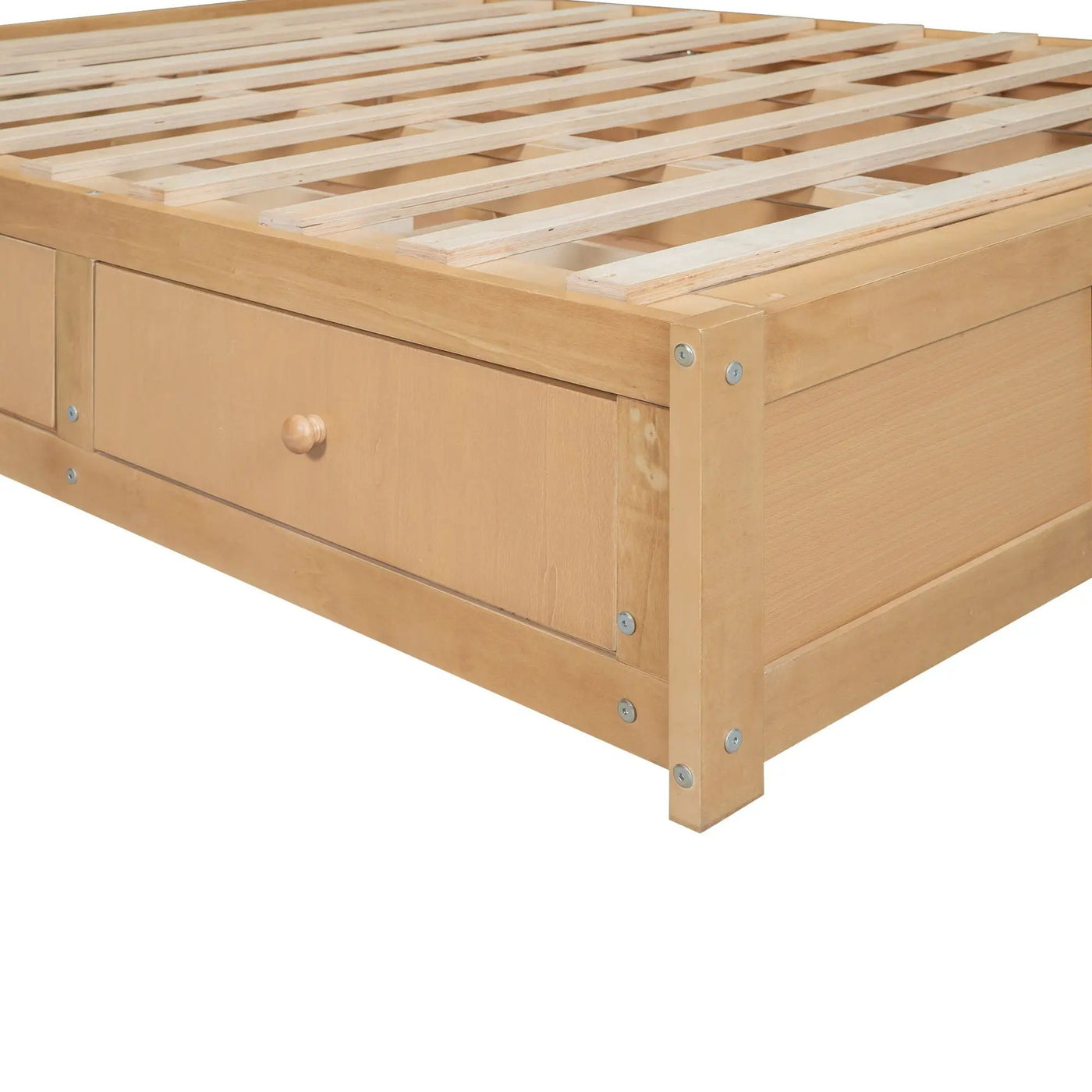Platform Bed With Underneath Storage And 2 Drawers by HouseOfZazla