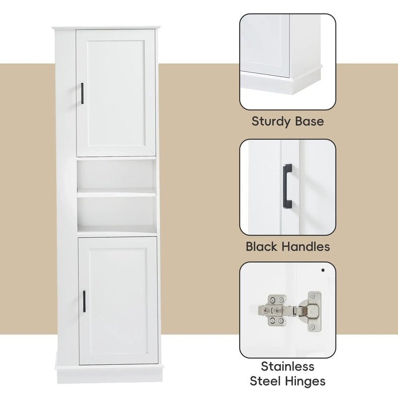 Tall Bathroom Storage Cabinet by HouseOfZazla