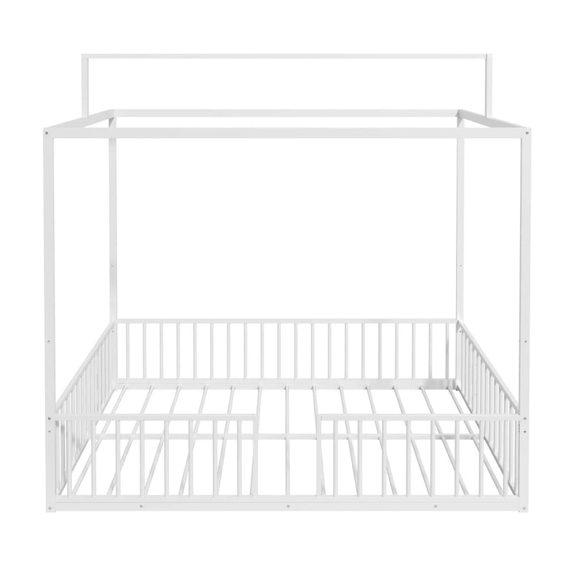 3 In 1 Convertible Montessori Floor Bed With Fenced Support by HouseOfZazla