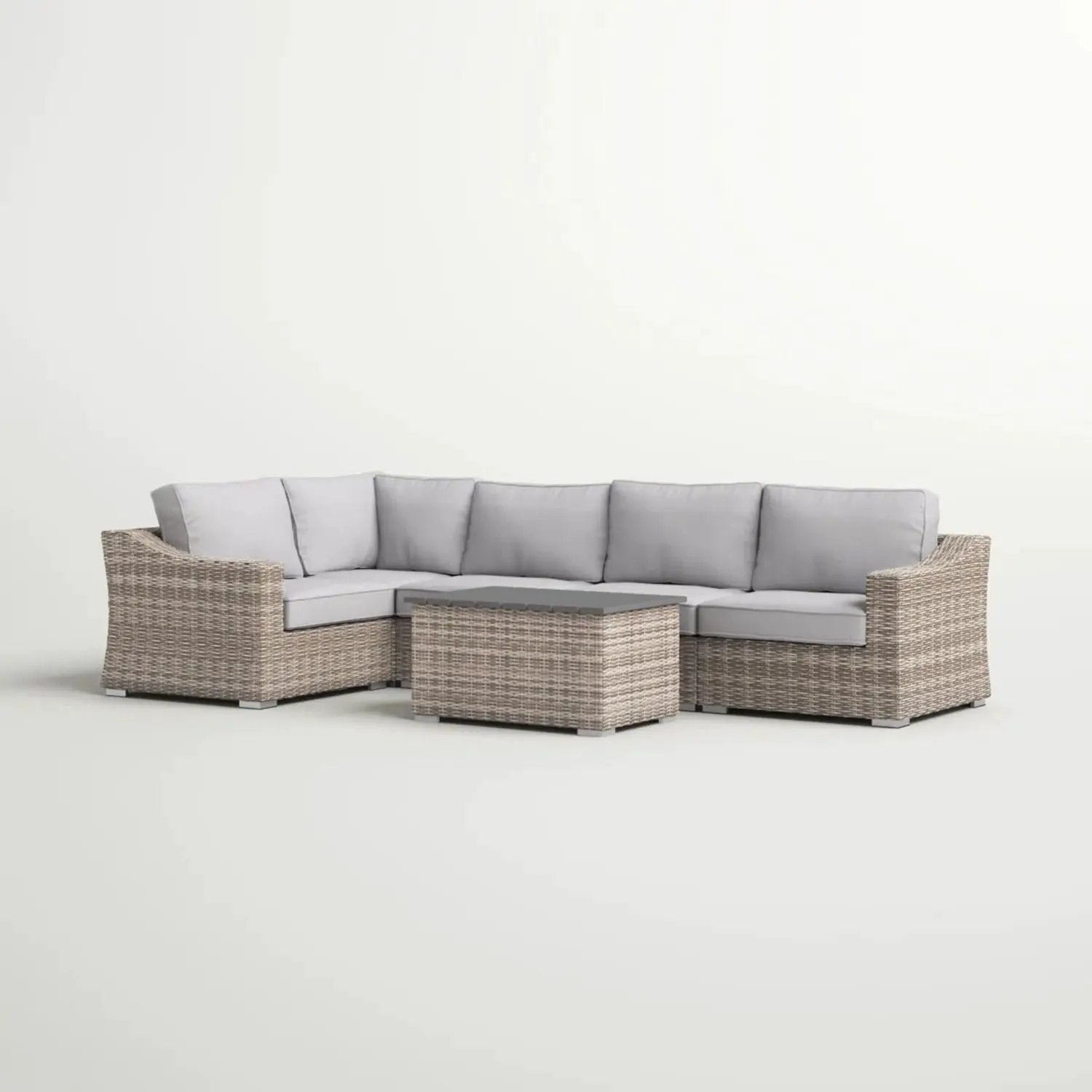 Stylish Sofa Seating Group With Cushions Perfect For Outdoor Gatherings by HouseOfZazla
