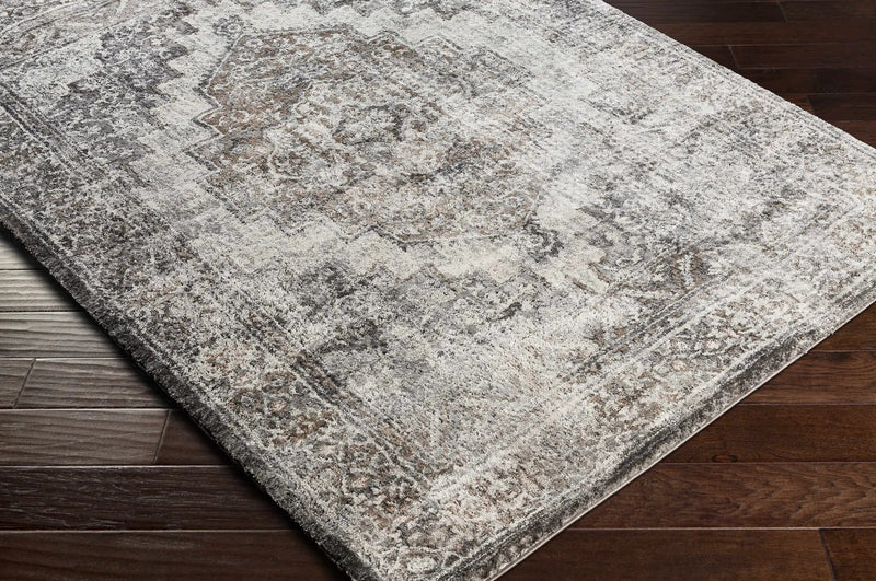 Manaring Charcoal Luxe Thick Area Rug - Clearance by Boutique Rugs