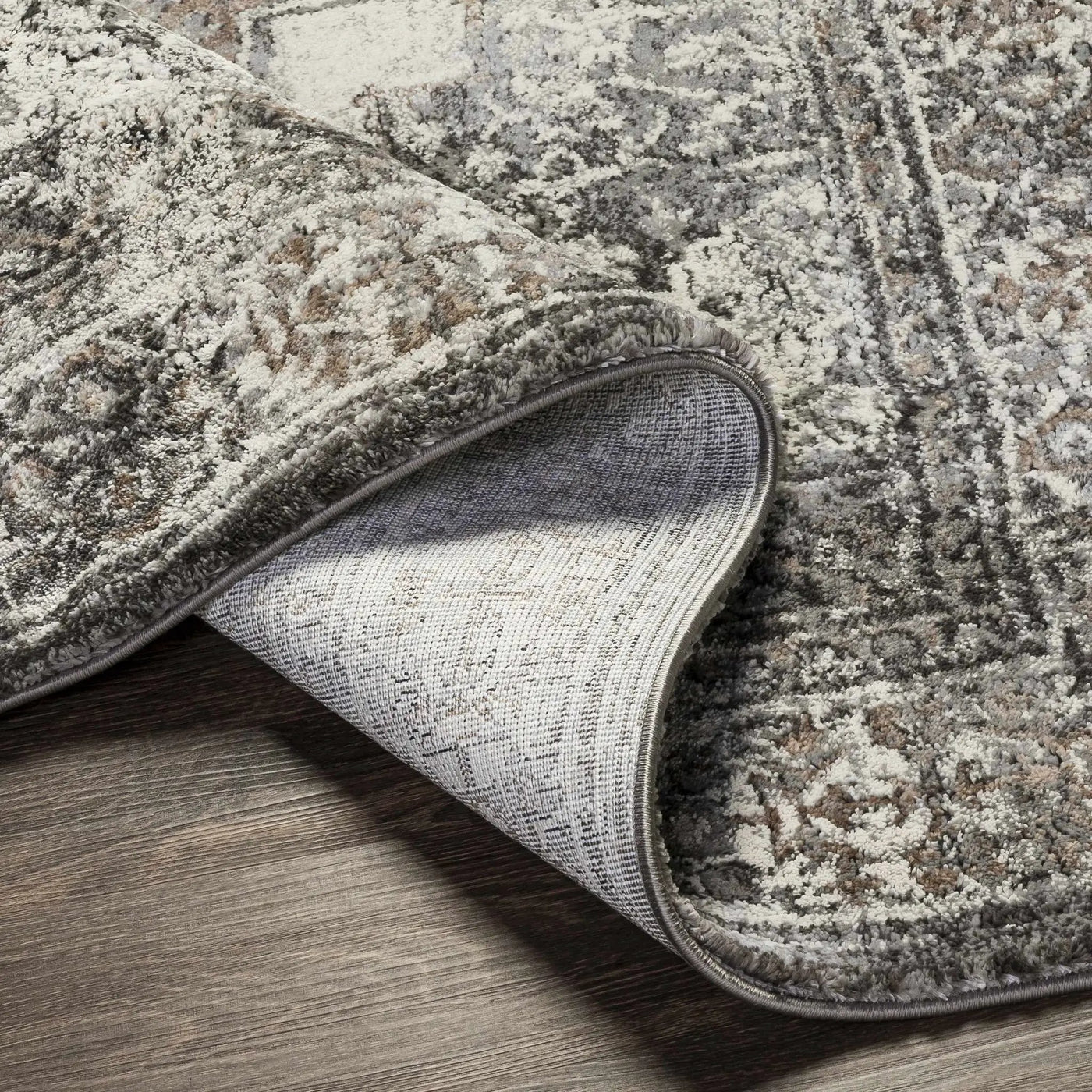 Manaring Charcoal Luxe Thick Area Rug - Clearance by Boutique Rugs