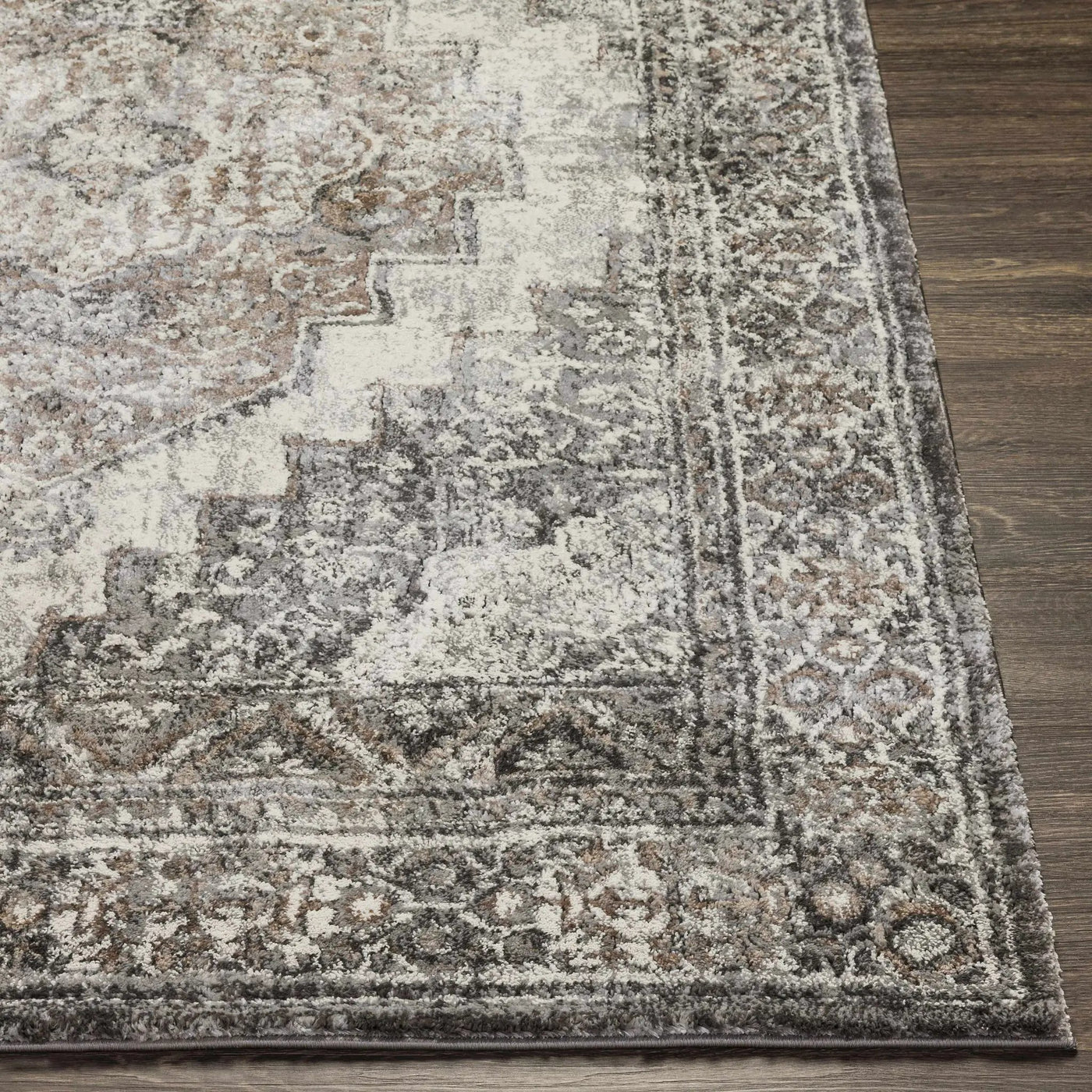 Manaring Charcoal Luxe Thick Area Rug - Clearance by Boutique Rugs