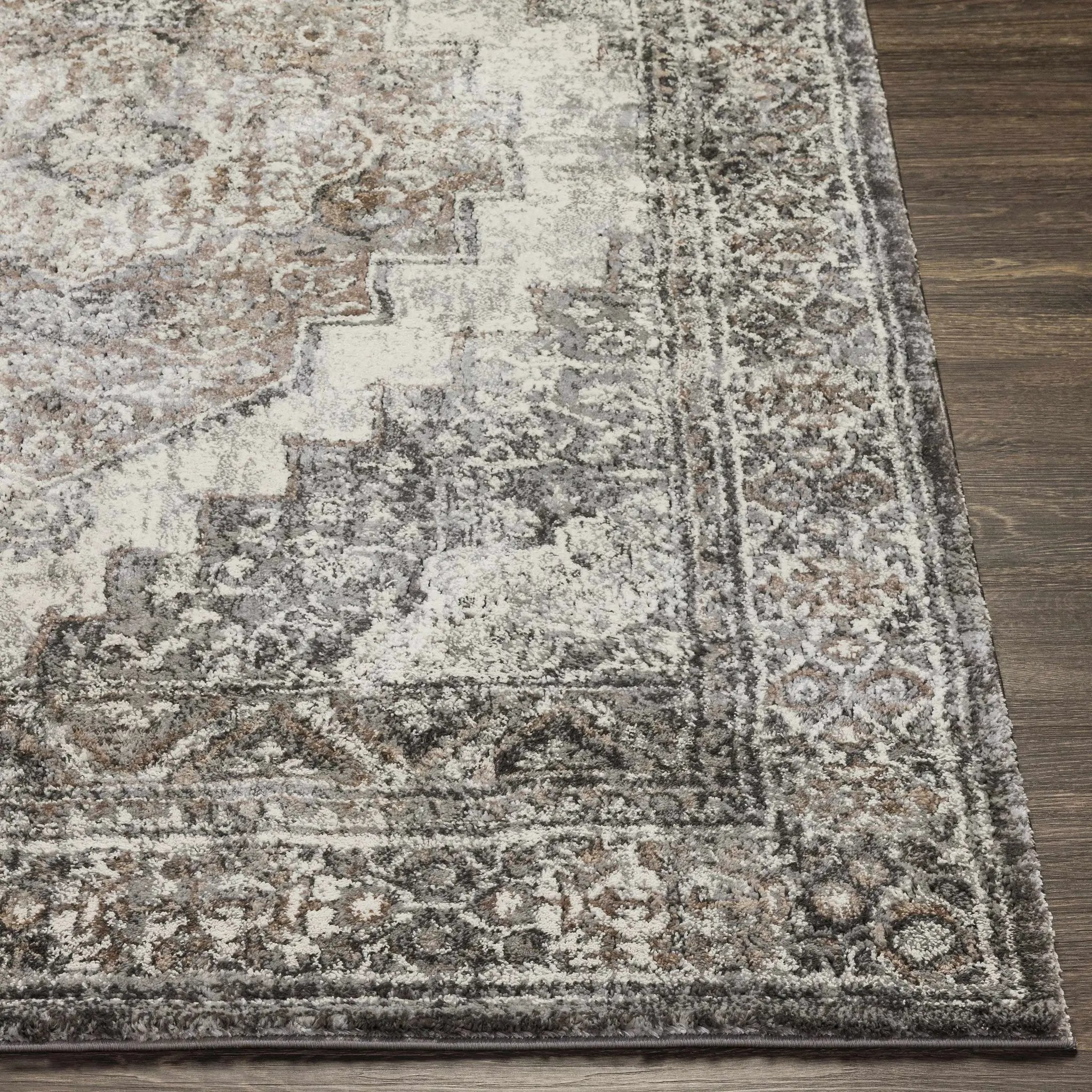 Manaring Charcoal Luxe Thick Area Rug - Clearance by Boutique Rugs