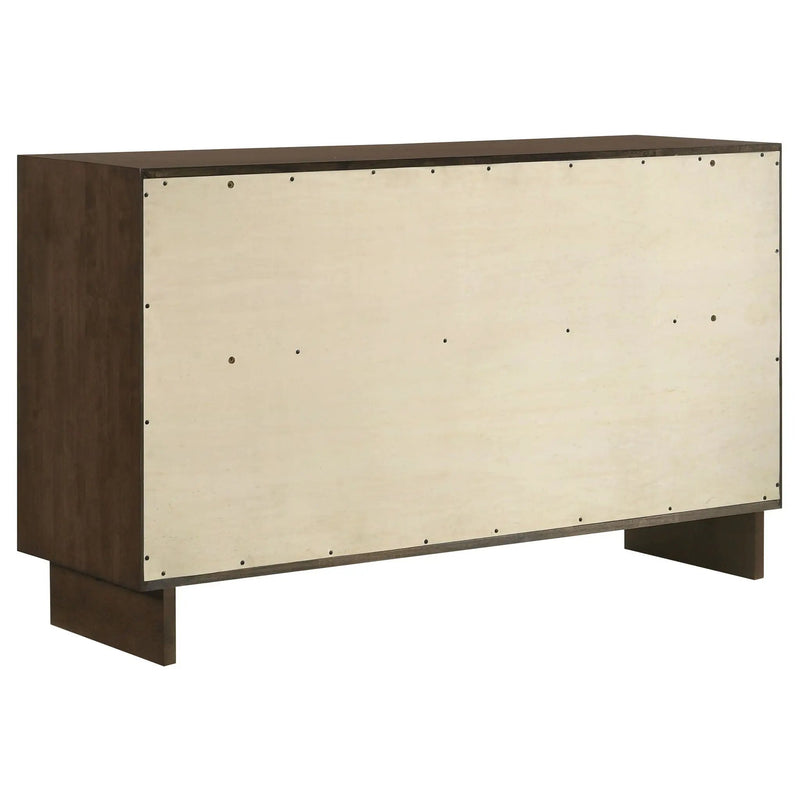 Glenwood 6-drawer Dresser Cabinet Warm Brown by Unique Piece Furniture