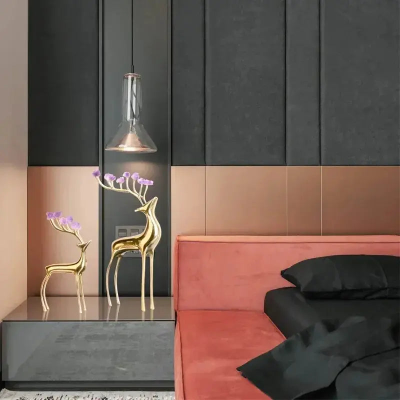 Cabinet - Modern Brass Wine Storage by House Of Avana