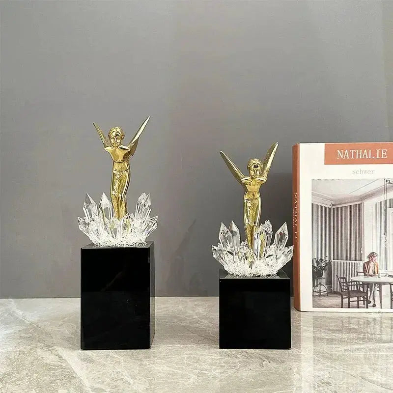 Cabinet - Modern Brass Wine Storage by House Of Avana