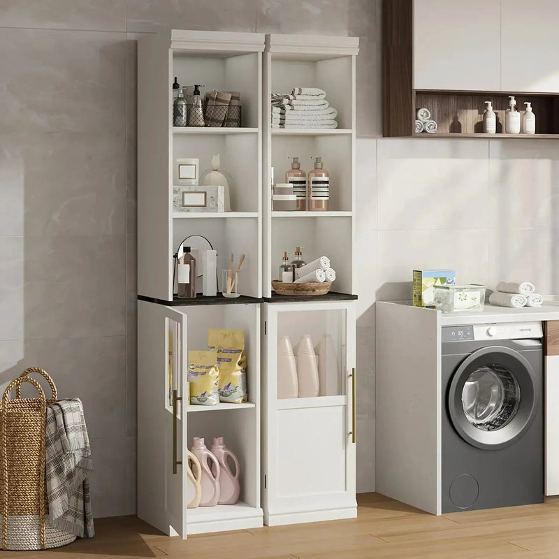 Cabinet - Tall Wooden Narrow by House Of Avana