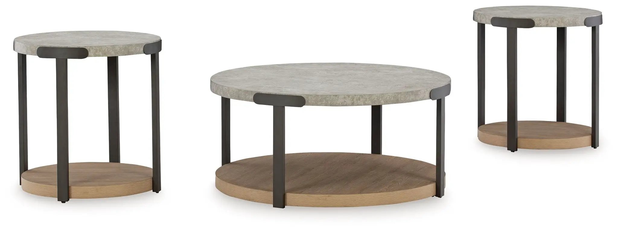 Darthurst - Occasional Table Set (Set of 3) - Light Brown by Unique Piece Furniture