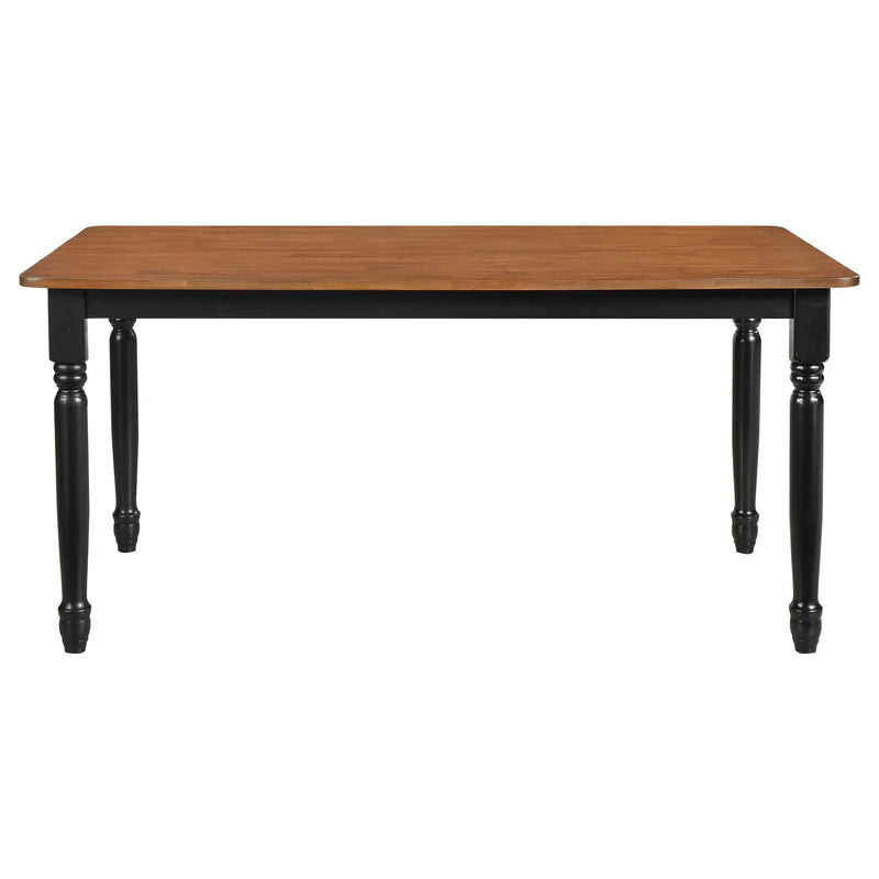 Hollyoak 7-piece Rectangular Dining Set Walnut and Black by Unique Piece Furniture