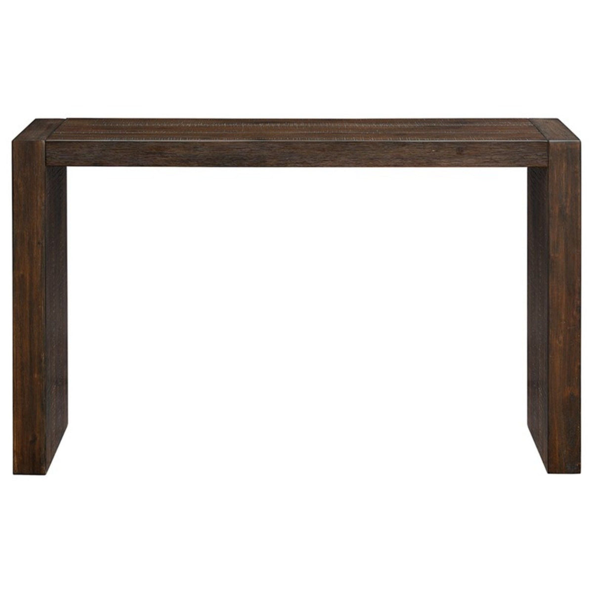 Modern Design Console Table with Solid Wood Construction - Light or Dark Brown, photo 4 of 30