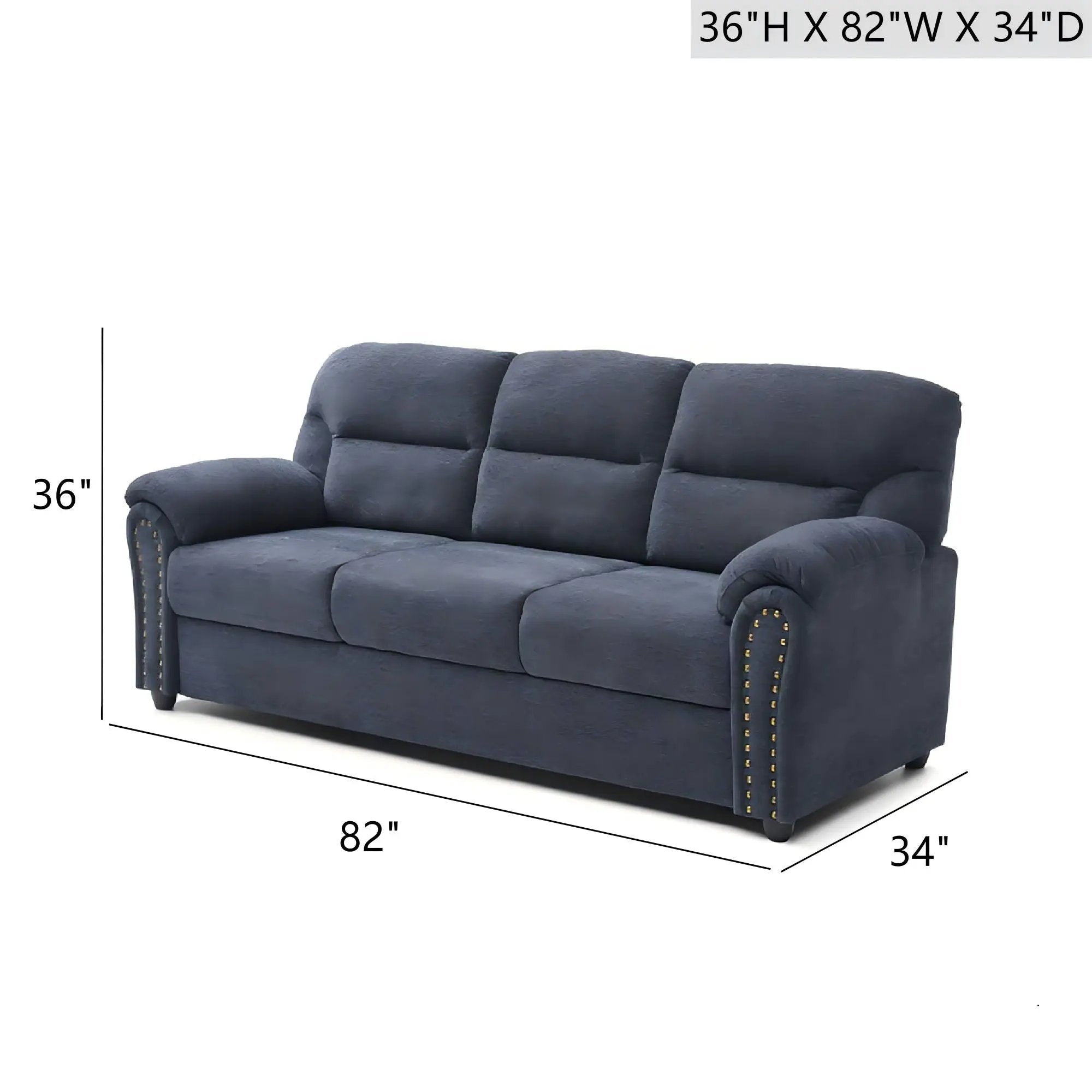 Hamilton - Sofa With Nailhead Trim by HouseOfZazla