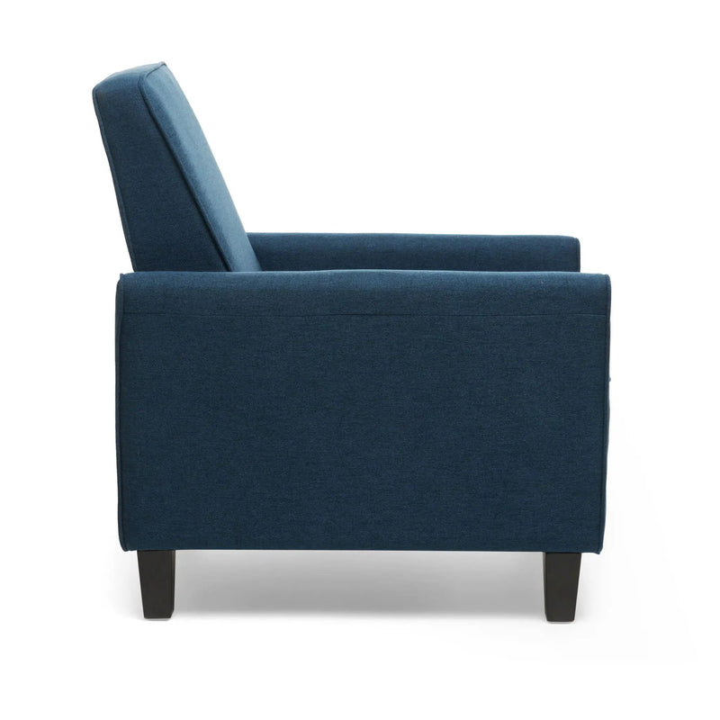 Upholstered Push Back Recliner Chair For Living Room by HouseOfZazla