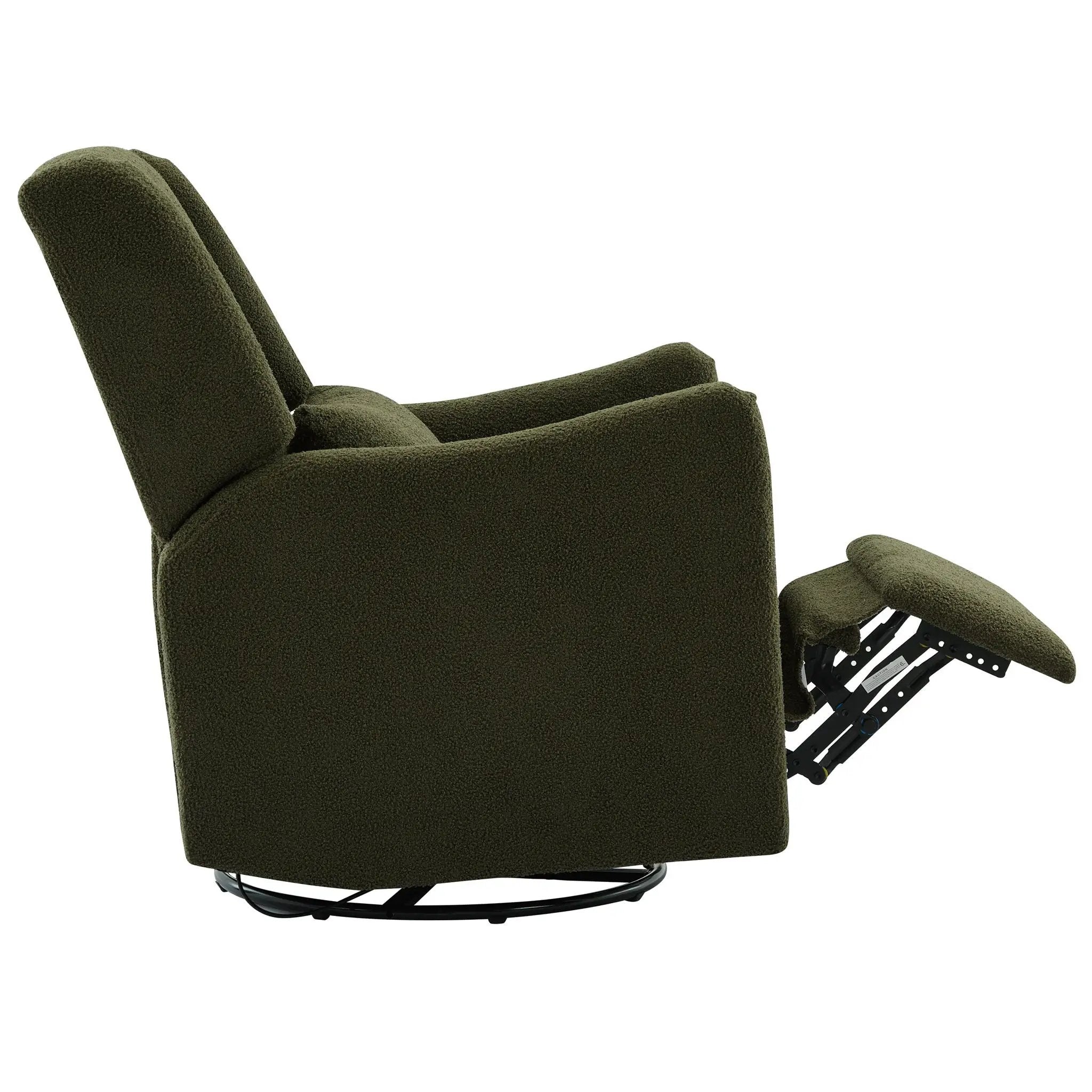 Wide Wingback Swivel Glider Rocker Recliner Chair by HouseOfZazla