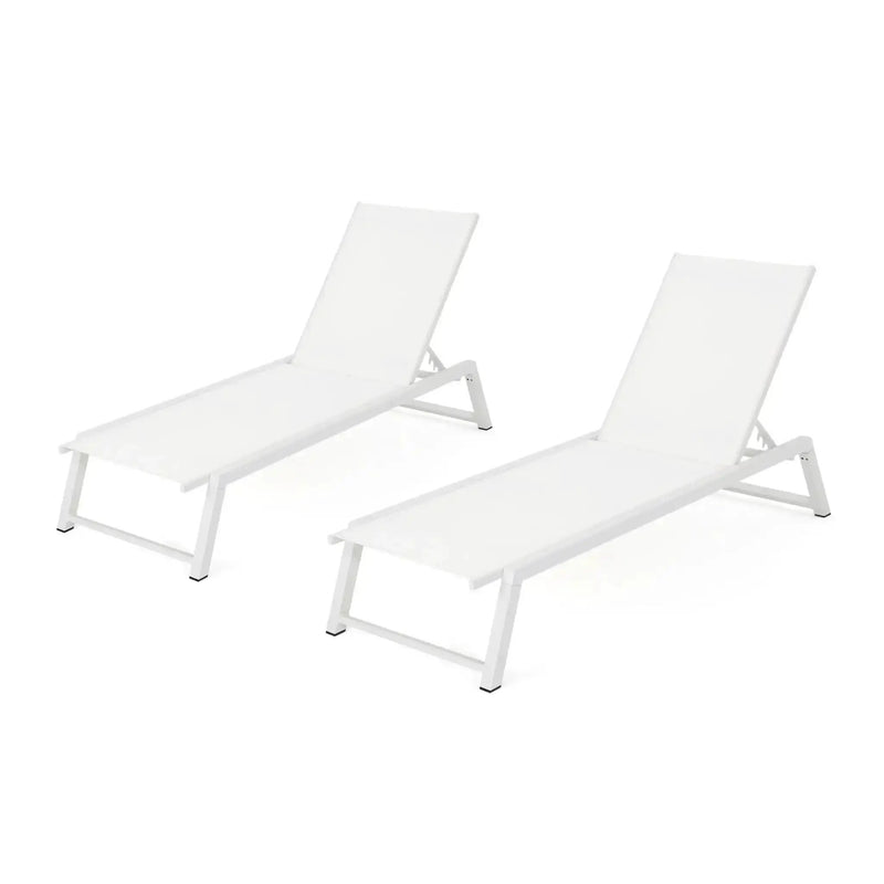 Myers Modern Chaise Lounge Set With Adjustable Back by HouseOfZazla