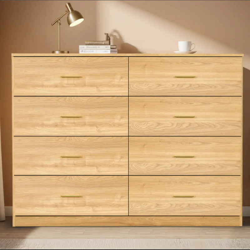 Modern Drawer Dresser For Bedroom, Ample Storage Wide Chest Of Drawers by Unique Piece Furniture