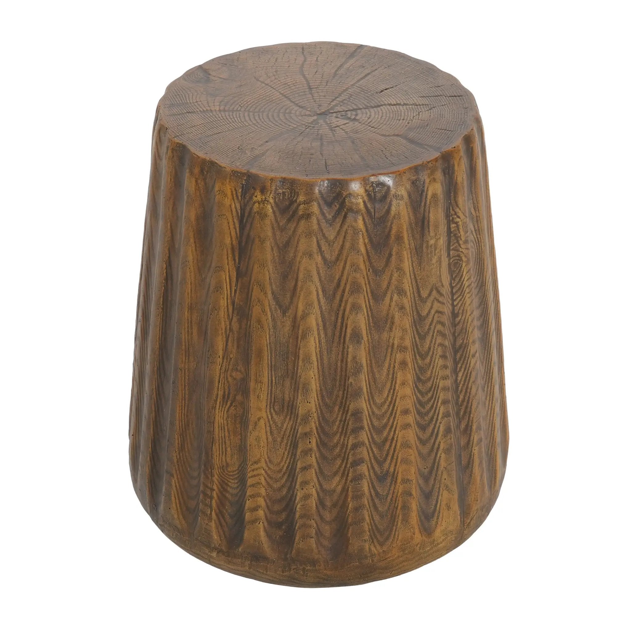 MGO Outdoor Indoor Side Table - Tree Stump Style by HouseOfZazla