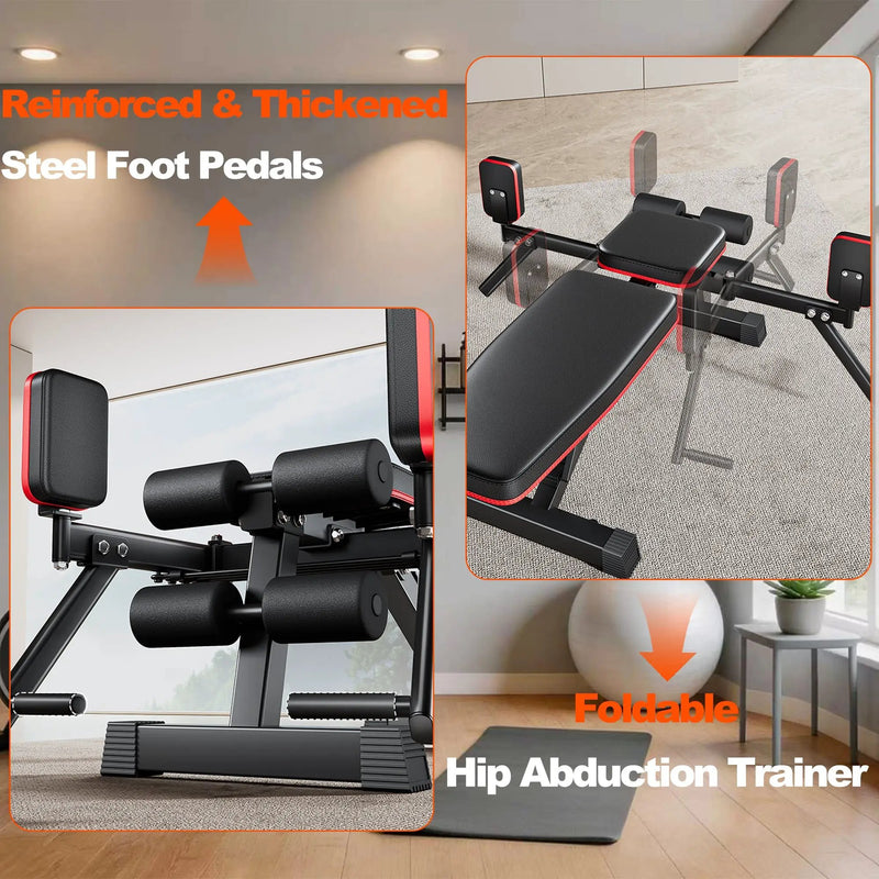 2-in-1 Weight Bench for Home Gym by HouseOfZazla