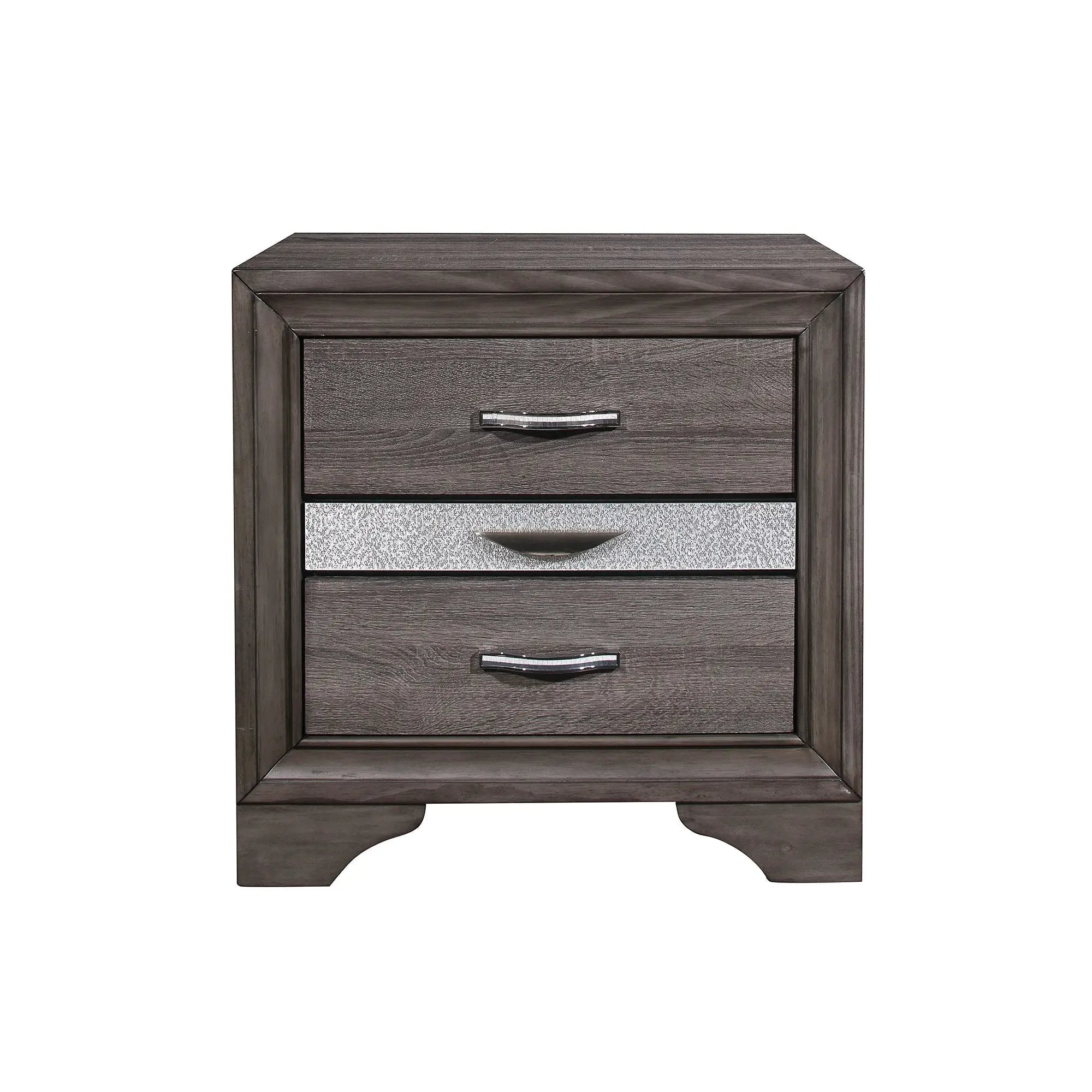 Ryder - Sparkle Nightstand - Gray by HouseOfZazla