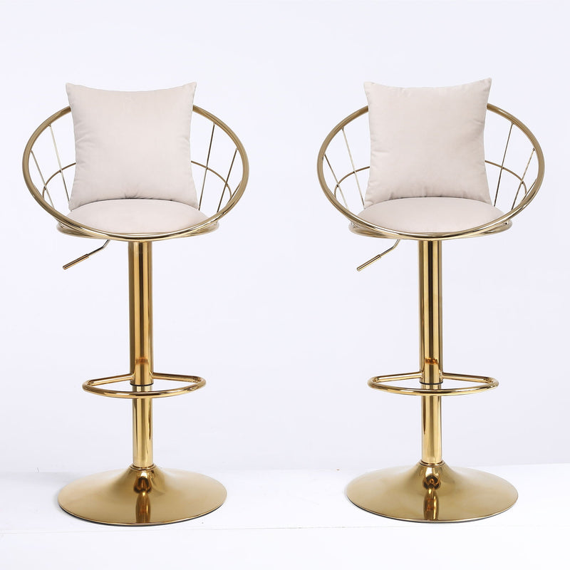 Unique Design Bar Chair, 360 Degree Rotation, Adjustable Height, Suitable For Dining Room And Bar by HouseOfZazla