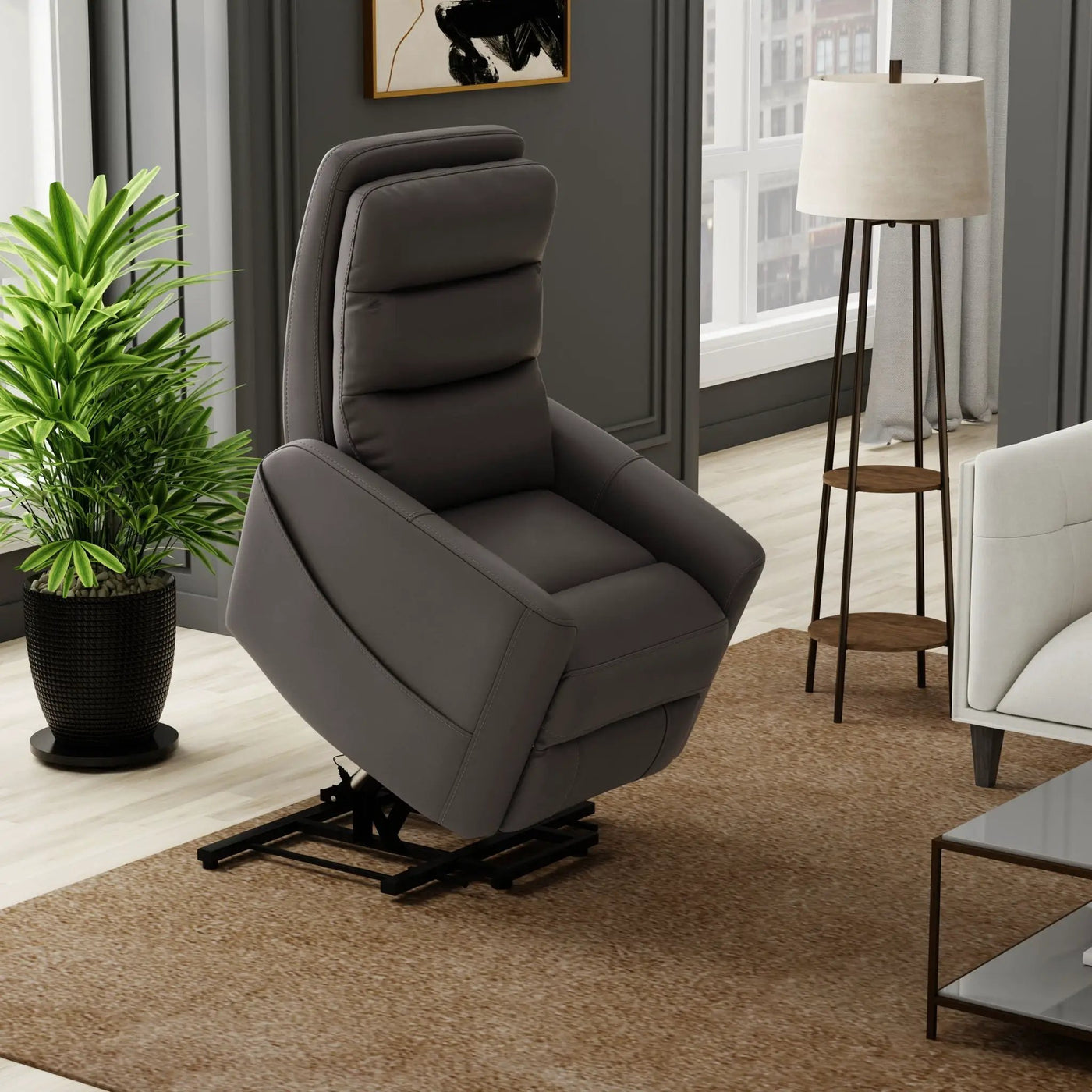 Bentley Power Lift Chair With Full Recline And USB Charging by HouseOfZazla