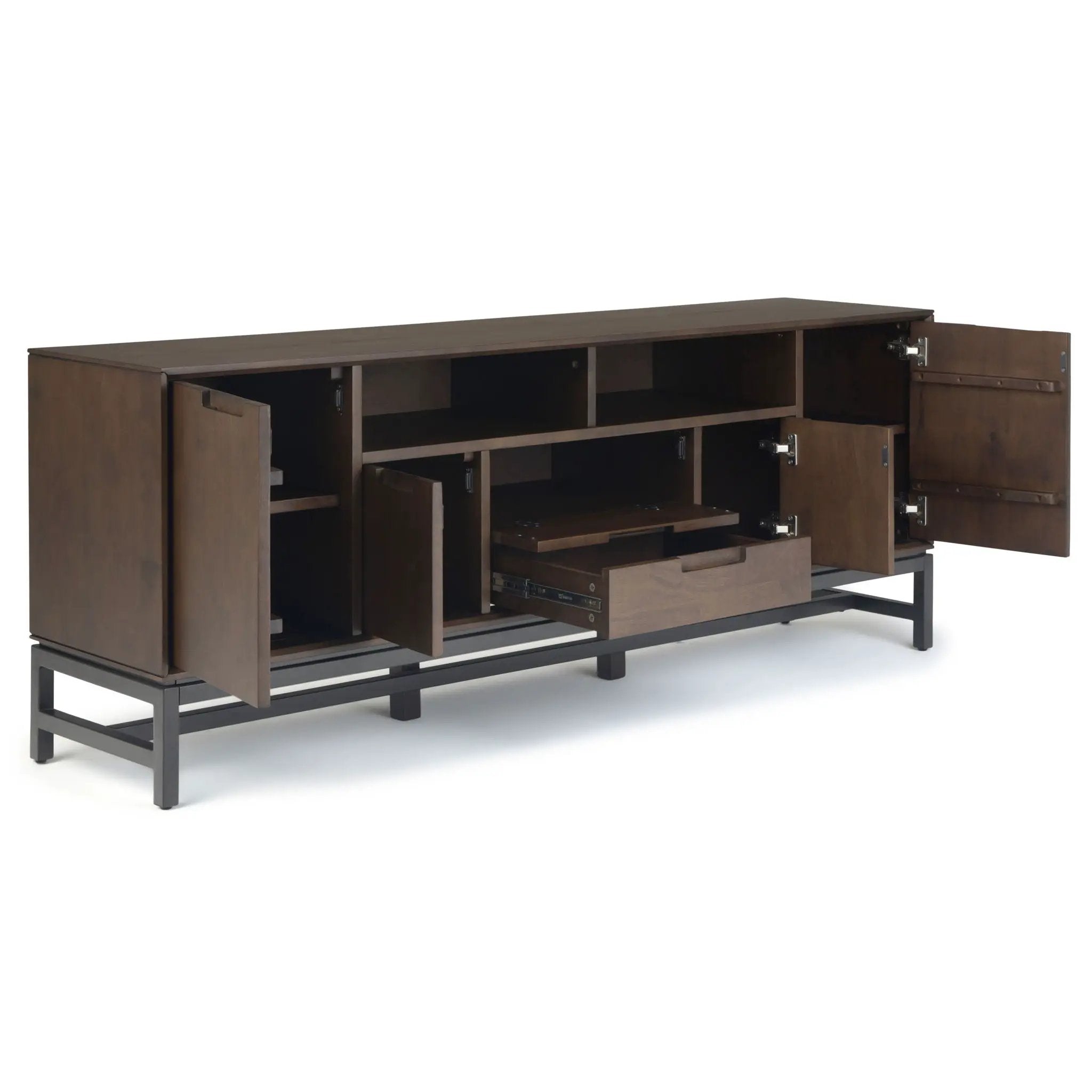 Banting - Wide TV Stand - Walnut Brown by HouseOfZazla