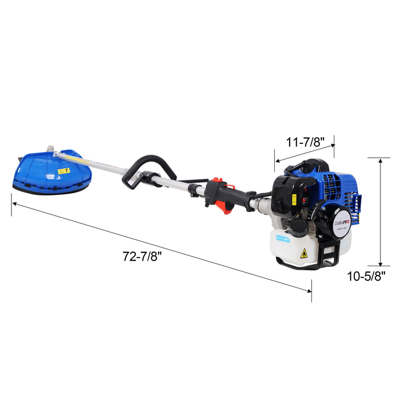 7-in-1 Multi-Functional Trimming Tool with 33cc Engine - Blue/Black, photo 7 of 10