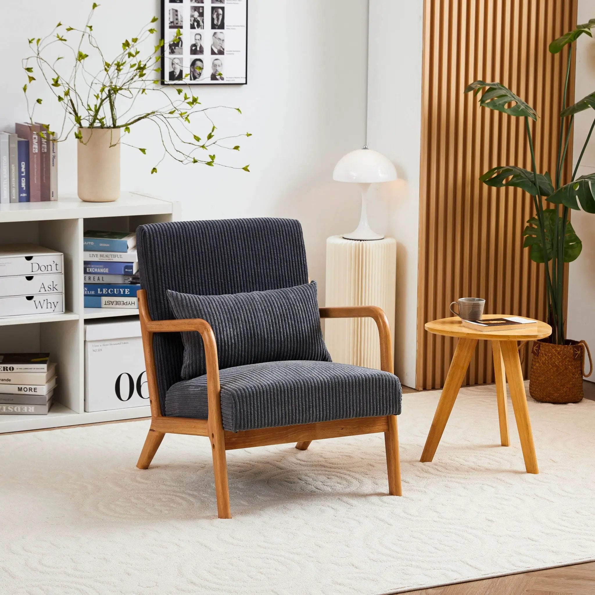 Accent Arm Chair With Pillow Upholstered by Unique Piece Furniture
