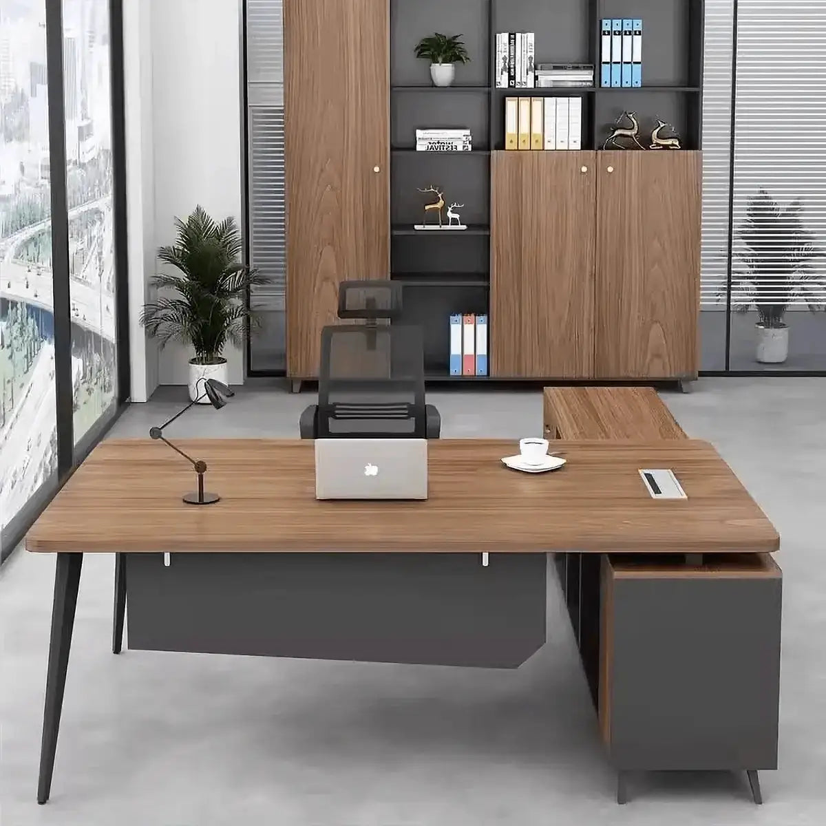 Caelum · Modern L-Shaped Desk by Arc Grove