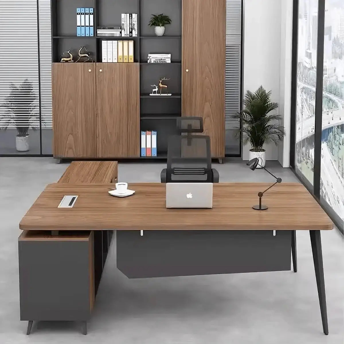 Caelum · Modern L-Shaped Desk by Arc Grove