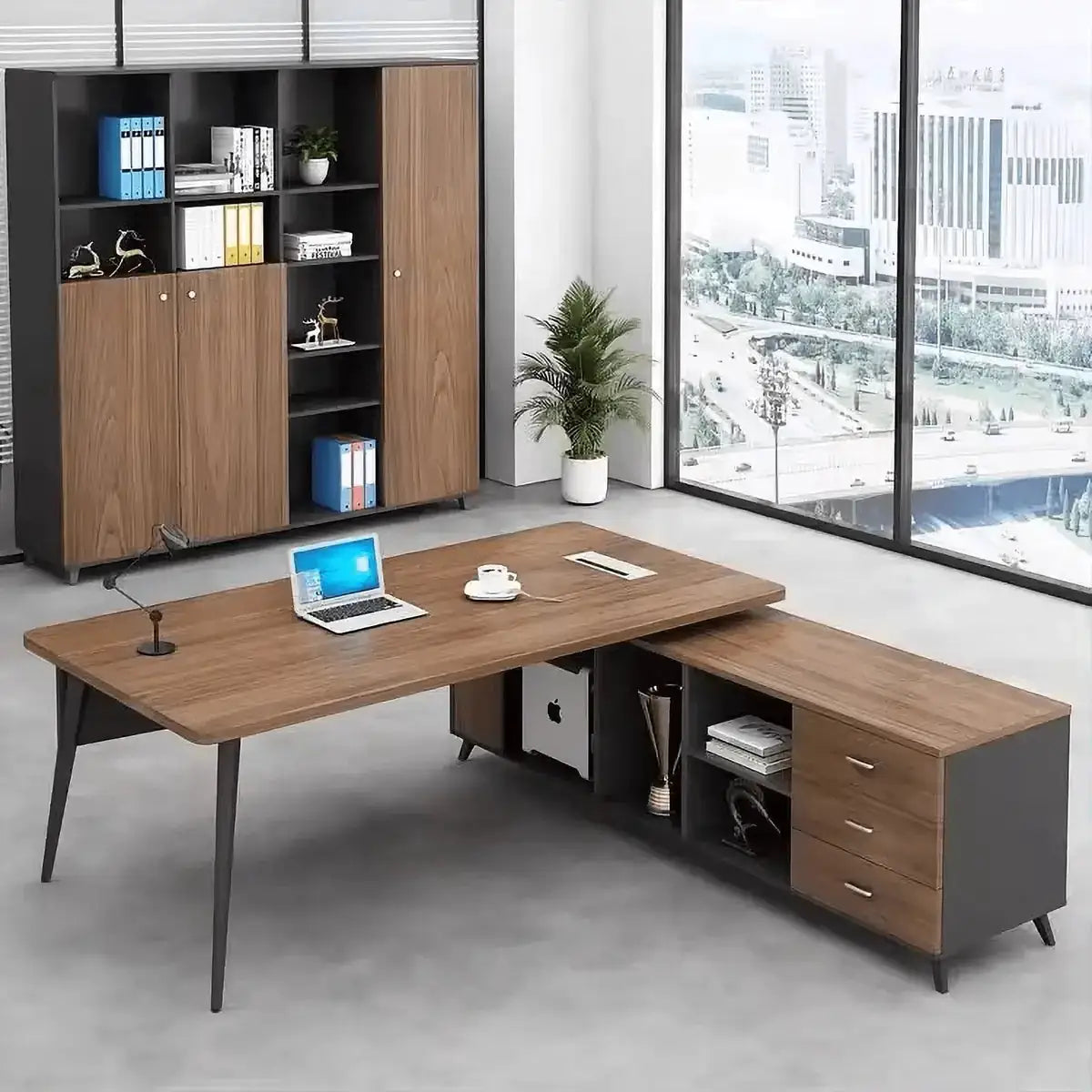 Caelum · Modern L-Shaped Desk by Arc Grove