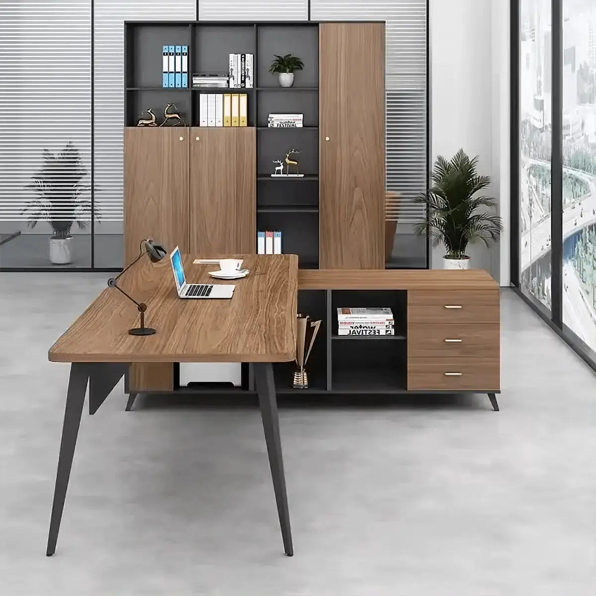 Caelum · Modern L-Shaped Desk by Arc Grove