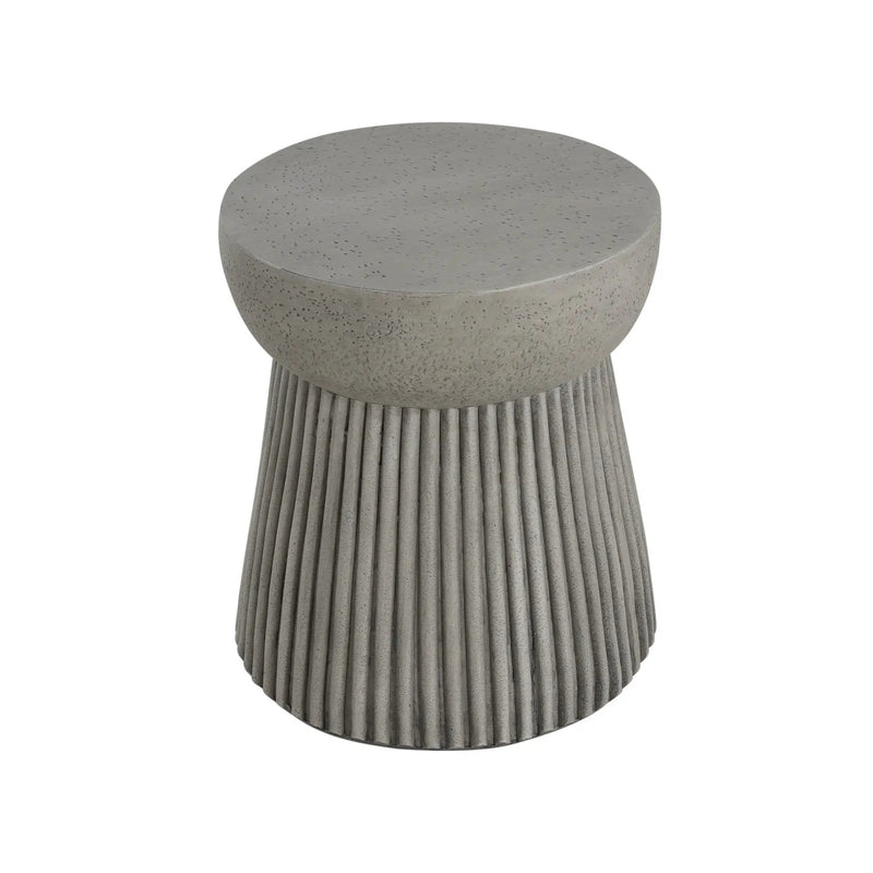 Outdoor Lightweight Concrete Side Table by HouseOfZazla