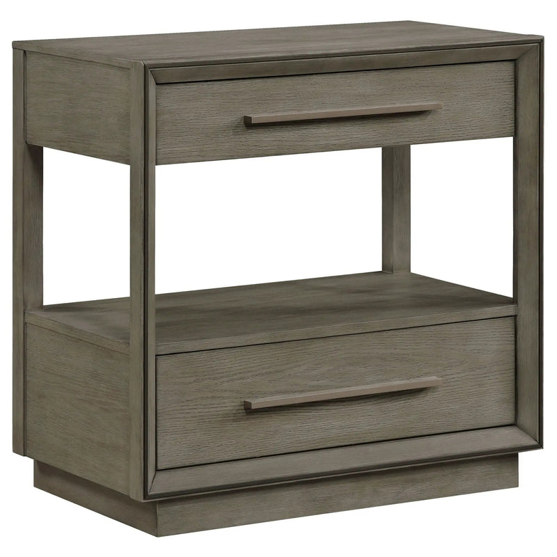 Durango 4-piece Eastern King Bedroom Set Taupe Oak by Unique Piece Furniture