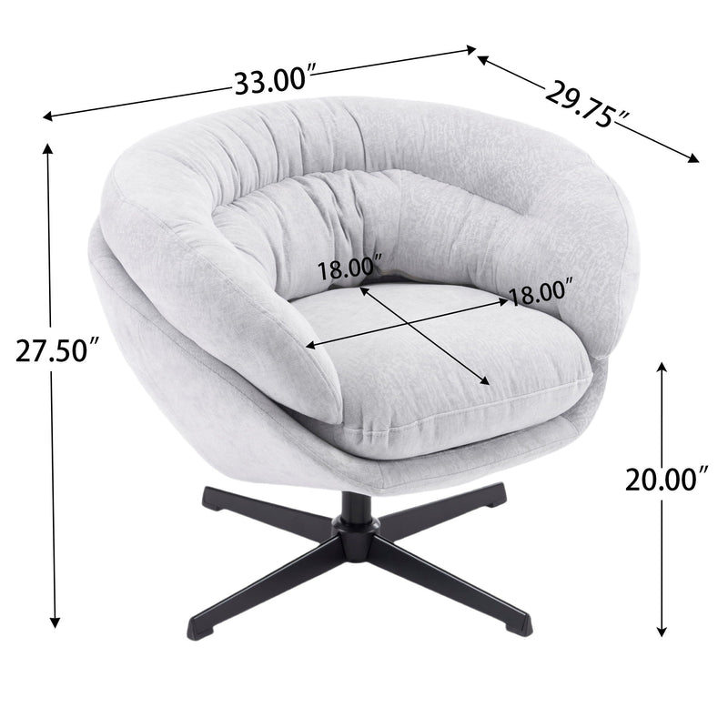 Modern Office Chair With 360 Degree Swivel by HouseOfZazla