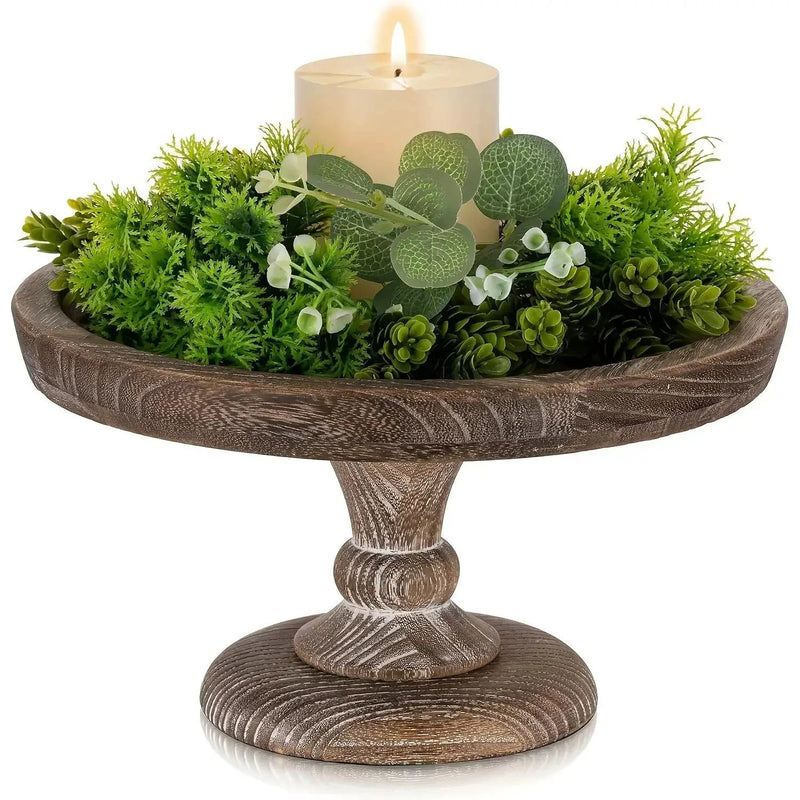 Cake Stand - Japanese-Style Wood Wooden by House Of Avana