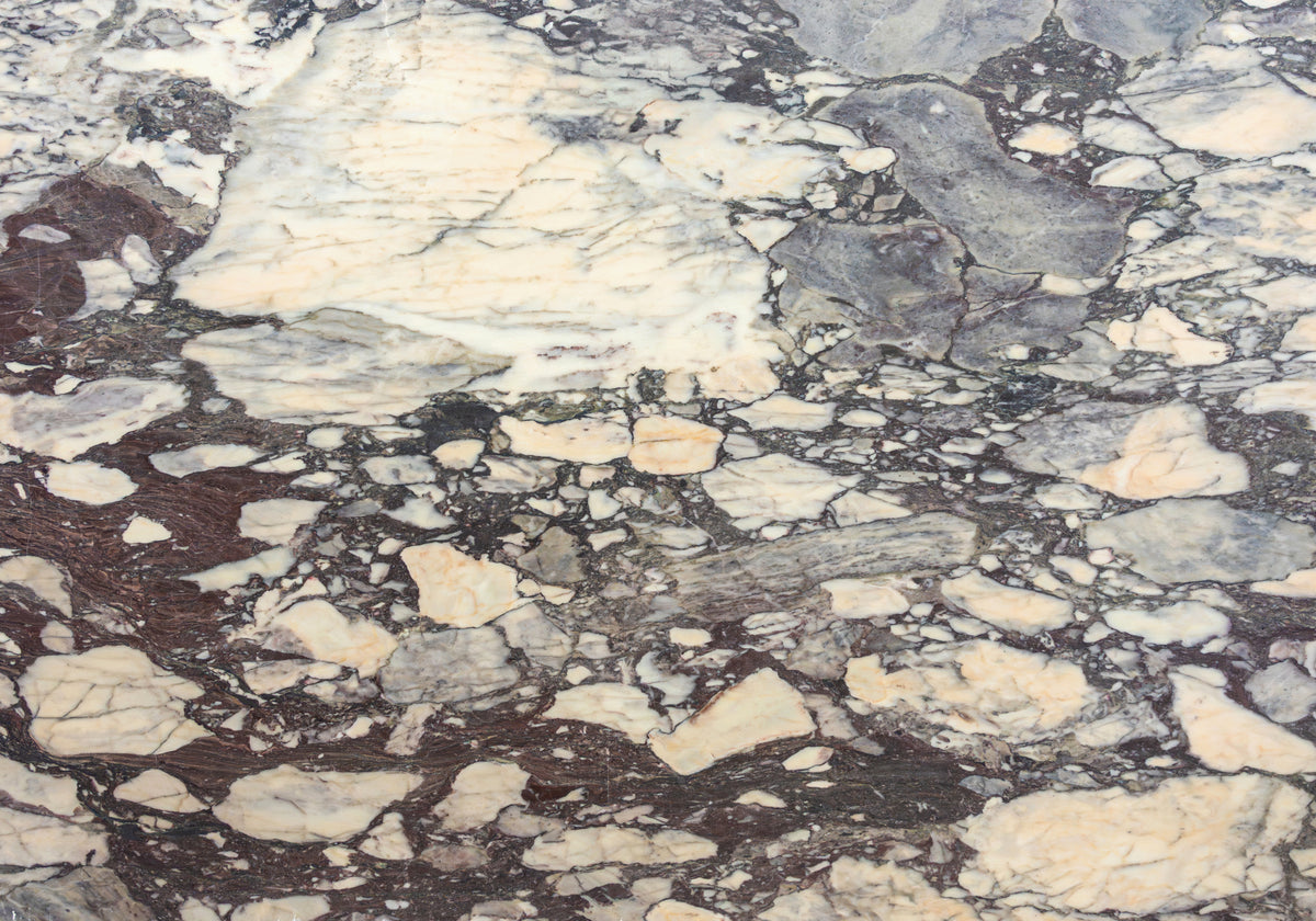 Calacatta Breccia Violetta Honed Marble Slab Random 3/4