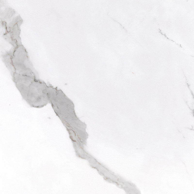 Calacatta Bright Gloss Marble Look Porcelain Tiles 24x24 Porcelain Gloss 24x24 Tiles