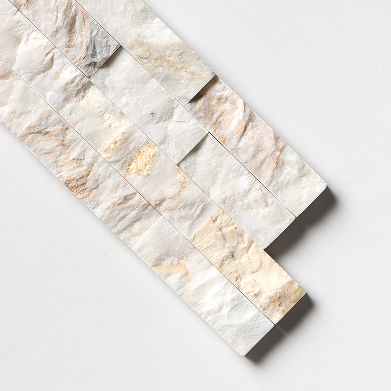 Calacatta Cremo Wall Decos Marble Accent Tiles 6x24 Marble Wall Decos 6x24 Accent Tiles — 3