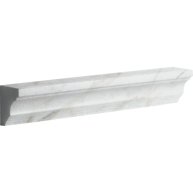 Calacatta Gold Honed Cornice Marble Moldings 2x12 Marble Honed 2x12 Moldings