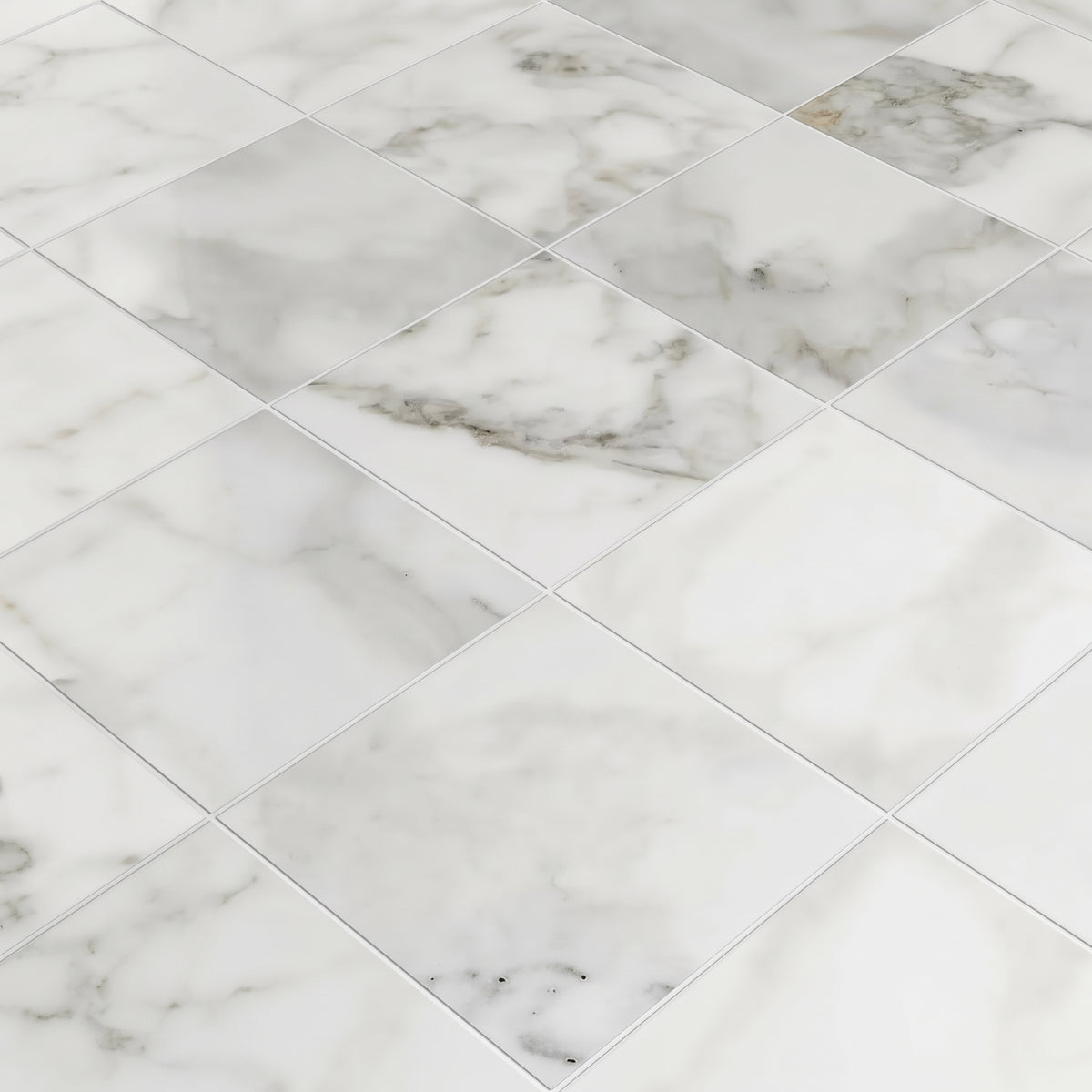 Calacatta Gold Honed Marble Tiles 12x12