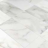 Calacatta Gold Honed Marble Tiles 12x24