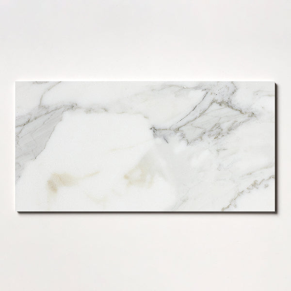 Calacatta Gold Polished Marble Tiles 12x24