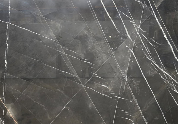 Calacatta Noir Polished Marble Slab Random