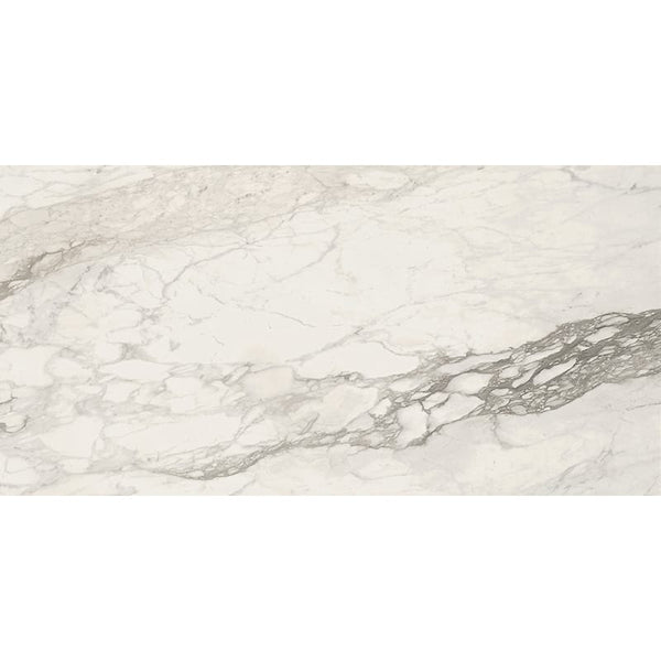 Calacatta Renoire Polished Marble Look Porcelain Tiles 12x24