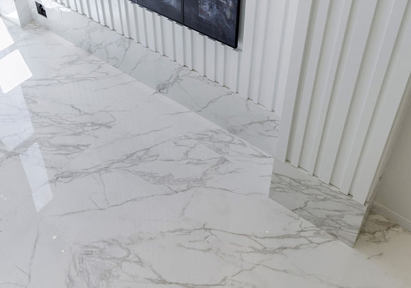 Calacatta Silk Sintered Stone Slab 125x63