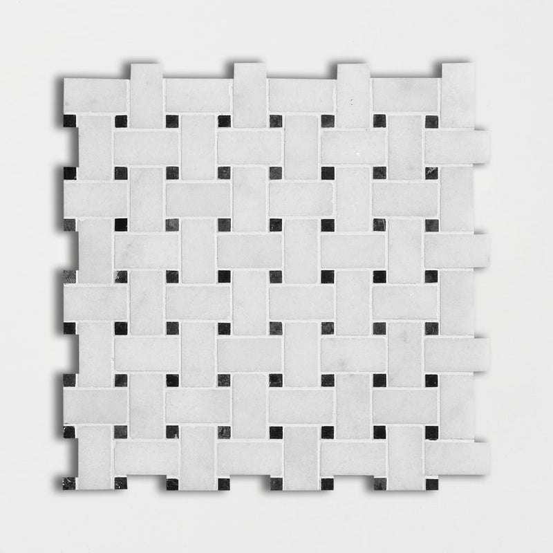 Calacatta T Honed Basket Weave Marble Mosaics 12x12 Marble Honed 12x12 Mosaics