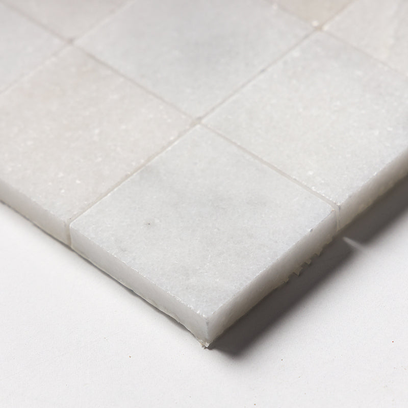 Calacatta T Honed 2x2 Marble Mosaics 12x12 Marble Honed 12x12 Mosaics — 4